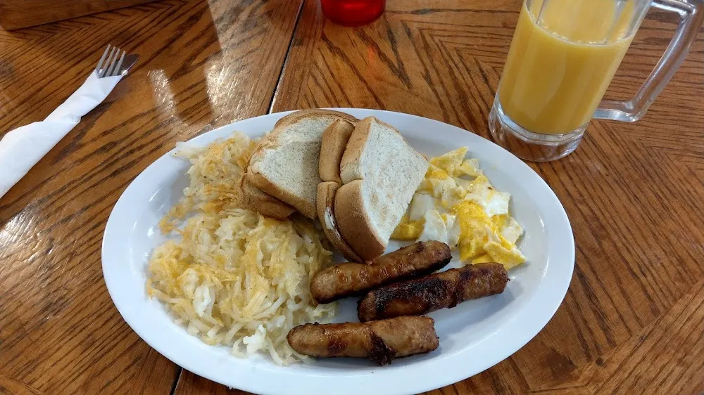 One Egg Full Breakfast with Sausage Links